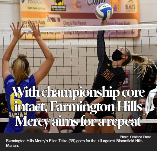 Top volleyball teams: Farmington Hills Mercy returns core; is another state title in store? 