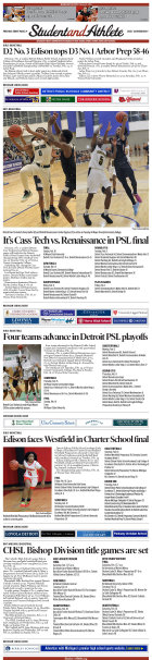 StudentandAthlete.org: February 14, 2024 edition. Michigan's premier source of high school sports news