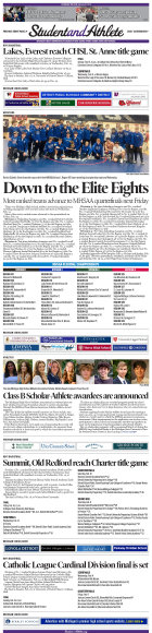 StudentandAthlete.org: February 15, 2024 edition. Michigan's premier source of high school sports news