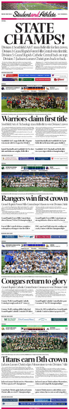 StudentandAthlete.org: November 27-28, 2023 edition. Michigan's premier source of high school sports news