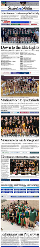 StudentandAthlete.org: November 10, 2023 edition. Michigan's premier source of high school sports news