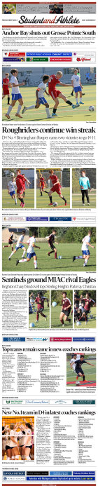 StudentandAthlete.org: October 4, 2023 edition. Michigan's premier source of high school sports news