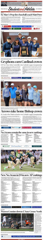 StudentandAthlete.org: September 27, 2023 edition. Michigan's premier source of high school sports news