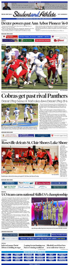 StudentandAthlete.org: September 15, 2023 edition. Michigan's premier source of high school sports news