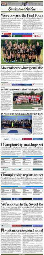 June 10, 2023 front page: StudentandAthlete.org