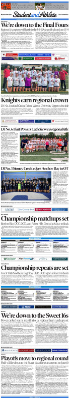 June 9, 2023 front page: StudentandAthlete.org