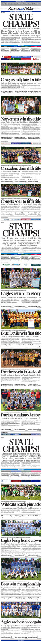 June 18, 2023 front page: StudentandAthlete.org