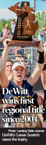 DeWitt softball 'kicks the door down' to capture first regional title since 2004 